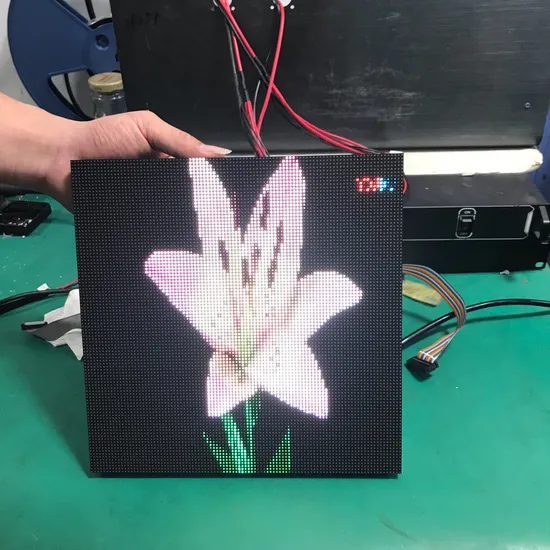 Módulo de visualización de publicidad en vídeo de matriz LED RGB 96X96 de alta actualización a todo color interno P2.604mm