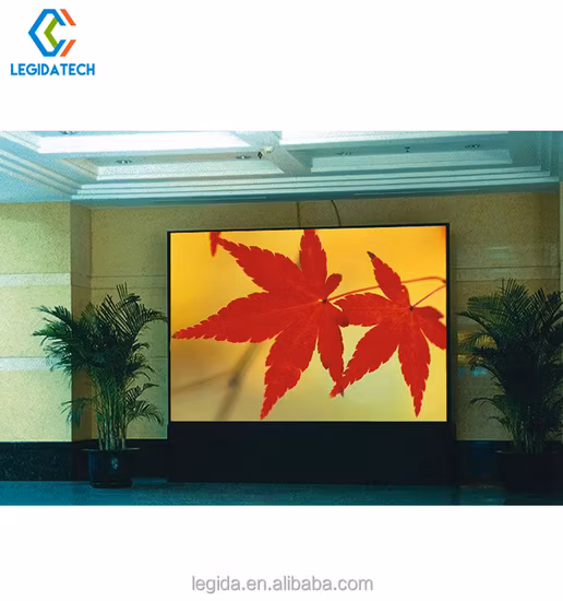 Legida Pantallas LED Interior empalme sin costuras pantalla LED mantenimiento frontal de pared P2.6 P3.91 P4.81 pantalla LED fija Interior