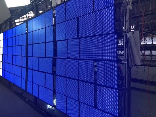 Módulo interior de vídeo grande 488*244m m de la pantalla LED del tamaño P7.62mm RGB del módulo